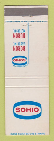 Matchbook Cover - Sohio oil gas Boron Duron