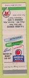 Matchbook Cover - Texaco oil gas YO Ming Riverton WY Wiedeman Sons WEAR
