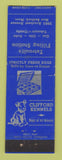 Matchbook Cover - Tetrault's oil gas New Bedford MA Clifford Dog Kennels
