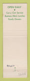 Matchbook Cover - Lotus Pond Chinese Restaurant Warren MI