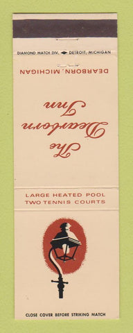 Matchbook Cover - The Dearborn Inn MI