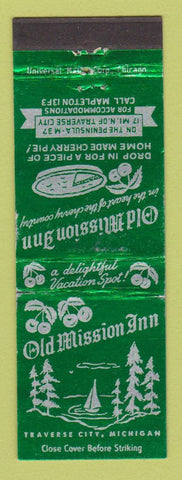 Matchbook Cover - Old Mission Inn Traverse City MI