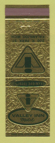 Matchbook Cover - Valley Inn Motel Kalamazoo MI