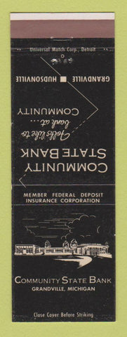 Matchbook Cover - Community State Bank Grandville MI