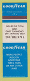 Matchbook Cover - Goodyear Tires T&R Cincinnati OH WEAR