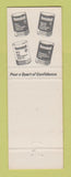Matchbook Cover - Kendall oil Gopher Minneapolis St Paul Duluth MN Eau Claire WI