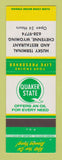 Matchbook Cover - Quaker State oil gas Husky Terminal Restaurant Cheyenne WY