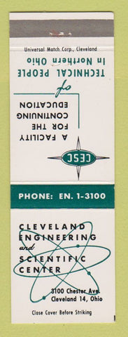Matchbook Cover - Cleveland Engineering Scientific Society Cleveland OH