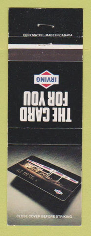 Matchbook Cover - Irving oil gas card
