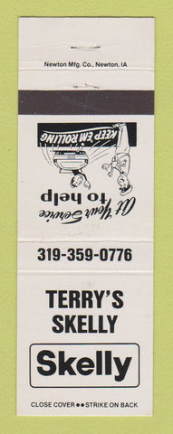 Matchbook Cover - Terry's Skelly oil gas