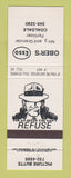 Matchbook Cover - Ober's Esso oil gas Coaldale AB