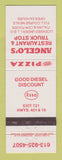 Matchbook Cover - Anelo's Restaurant Esso oil gas pizza Spencerville ON