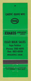 Matchbook Cover - Esso oil gas Bulk Sales Neilburg SK