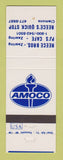 Matchbook Cover - Amoco oil gas Reece Bros Zearing IA Clemons WEAR