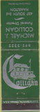 Matchbook Cover - Colligan Funeral Home  Hamilton Ohio