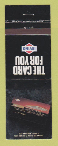 Matchbook Cover - Irving oil gas card