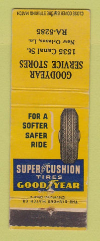 Matchbook Cover - Goodyear Tires New Orleans LA WEAR
