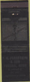 Matchbook Cover - Forastiere Funeral Home  Springfield Mass