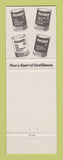 Matchbook Cover - Kendall oil Penn Maine Portland Bangor ME