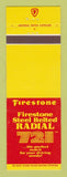 Matchbook Cover - Firestone Tires Radial 721