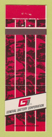Matchbook Cover - General Battery Corporation