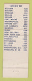 Matchbook Cover - Union 76 oil gas Truck Stop Hebron OH
