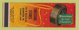 Matchbook Cover - Firestone Tires Staunton VA low phone #