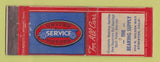 Matchbook Cover - United Service Motors Bearing Supply Stockton CA WEAR