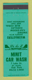 Matchbook Cover - Minit Car Wash Oak Park IL
