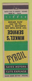 Matchbook Cover - Pyroil oil gas Hinkel's Cleveland OH