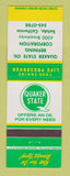 Matchbook Cover - Quaker State oil gas Salida CA
