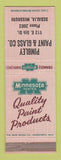 Matchbook Cover - Minnesota Tested Paints Pimbley Paint Glass Sedalia MO