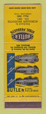 Matchbook Cover - Butler Steel Products Buildings Scholzen Hurricane UT WEAR
