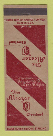 Matchbook Cover - Alcazar Hotel Cleveland OH WEAR