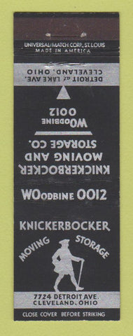 Matchbook Cover - Knickerbocker Moving Storage Cleveland OH