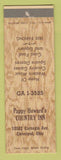 Matchbook Cover - Pappy Howard's Country Inn Cleveland OH