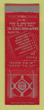 Matchbook Cover - Knapp Wire Fence Cleveland OH