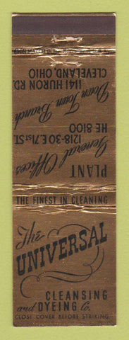 Matchbook Cover - Universal Cleansing Dyeing Cleveland OH