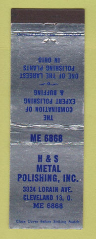 Matchbook Cover - H&S Metal Polishing Cleveland OH