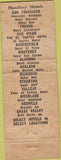 Matchbook Cover - Bret Harte Inn Grass Valley Calif