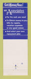 Matchbook Cover - Associates Loan Company Cleveland OH