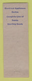 Matchbook Cover - Osborne Hardware Supply Chattanooga TN