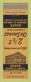Matchbook Cover - State Savings and Loan Cleveland OH