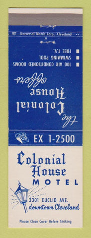 Matchbook Cover - Colonial House Motel Cleveland OH