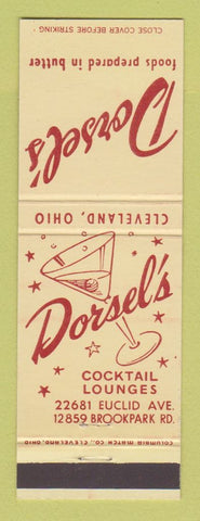 Matchbook Cover - Dorsel's Restaurant Cleveland OH