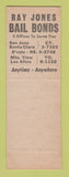 Matchbook Cover - Ray Jones Bail Bonds San Jose CA
