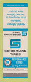 Matchbook Cover - Seiberling Tires Harold Johnson San Jose CA