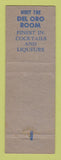 Matchbook Cover - Hotel Sainte Claire San Jose CA WEAR
