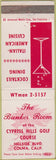Matchbook Cover - Cypress Hills Golf Course Colma CA