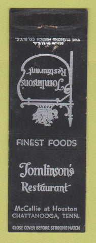 Matchbook Cover - Tomlinson's Restaurant Chattanooga TN WEAR